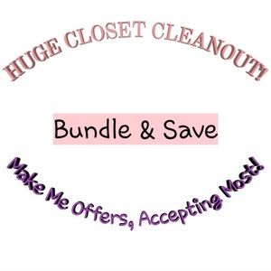 Wanting to clean out my closet, will be accepting most offers